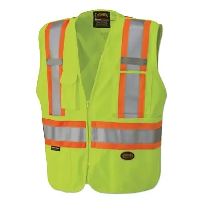 While Supplies Last Pioneer V1021260U-2XL Break Away Zip Vest Green 2XL
