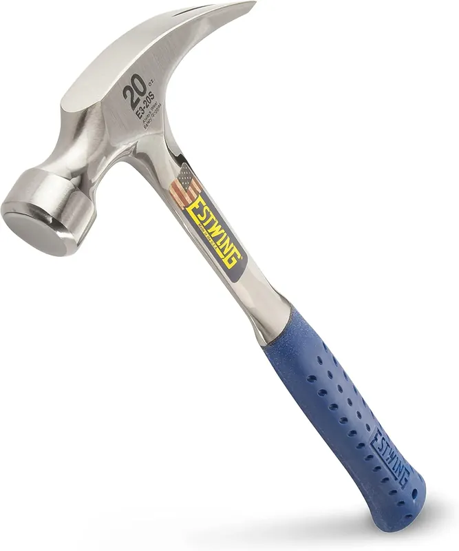 Estwing E3-20S Flooring & Tiling Hammer Claw Frame Smooth Face 20 Oz Weekend Sale