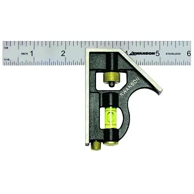 Weekend Sale Swanson Tools TC130 Combination Squares Die Cast Zinc 6 inches