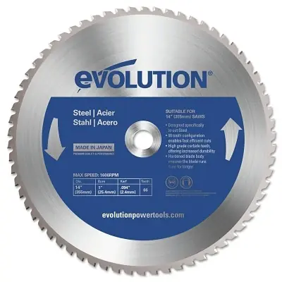 Latest Evolution 14BLADEST TCT Metal-Cutting Blade 14 in 1 in Arbor 1600 rpm