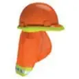 Special Discount MSA 10098031 Sun Shade Orange Hi/Vis Standard 1 Each
