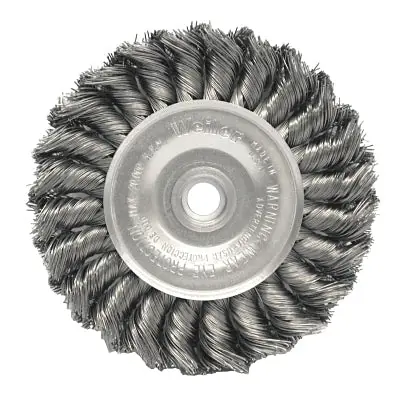Weiler 8314 Standard Twist Knot Wire Wheel 4 Inch Diameter 20000 RPM Genuine