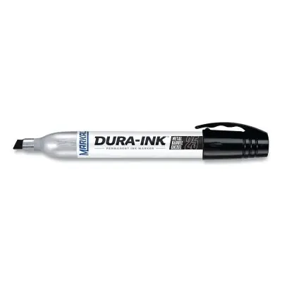Markal 96223 DURA-INK 25 Permanent Ink Marker Black 1/8 in to 1/4 in Tip In Demand