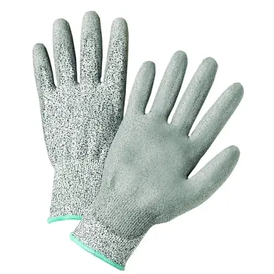 Hot Picks PIP 720DGU/L Palm Coated HPPE Gloves Large Gray
