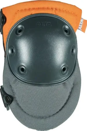 Alta 50903-50 AltaPRO Knee Protector Pad, Gray/Orange Cordura Nylon, AltaLOK Fastening, Hard Cap Authentic