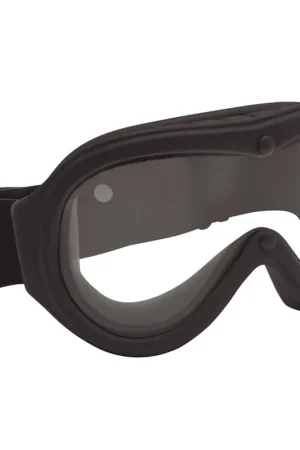 Bolle Safety 40102 Chronosoft Safety Goggles Clear Anti-Fog Black Frame Time-Limited