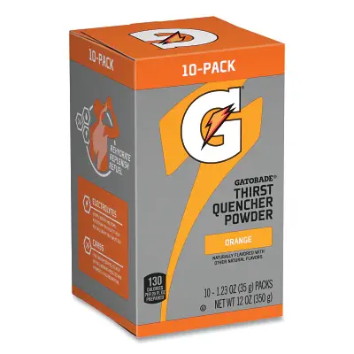 Buy Direct Gatorade 4701 Thirst Quencher Instant Powder Sports Drink Mix Powder 16.9 oz Yield Orange