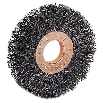 Authentic Weiler 15543 Copper Center Wire Wheel 20,000 RPM 3 in D x 5/8 in W