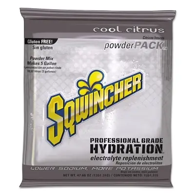 Sqwincher 159016402 Powder Packs Cool Citrus 47.66 oz Yields 5 gal Special Discount