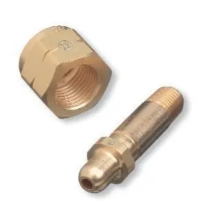 Western Enterprises 83 Regulator Inlet Nipple 1/4 in NPT 2.5 in Length CGA-350 Secure Checkout