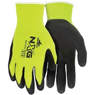 New Release MCR Safety 96731HVL NXG Work Gloves Large Black/Hi-Viz Yellow Replacement MPN
