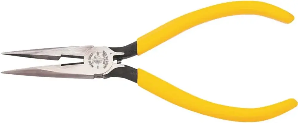 Final Sale Klein Tools D203-6C Needle Nose Pliers with Spring 6-Inch