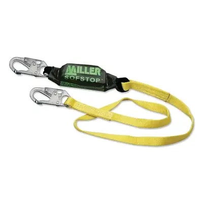 Honeywell Miller 913WLS-Z7/3FTYL Web Lanyard with SofStop Shock Absorber 3 ft Length Time-Limited