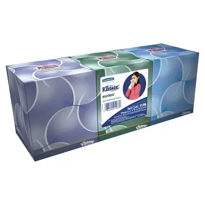 Same Day Shipping Kleenex KCC21286 Boutique Anti-Viral Tissue 3-Ply 68/Box