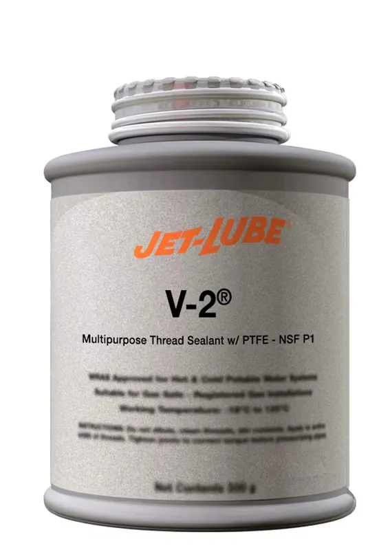 Popular Jet-Lube 35504 V-2 Multi-Purpose Thread Sealant 1 Pint Can