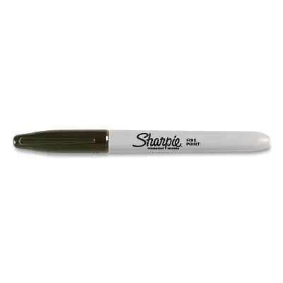 Brand New Sharpie 30051 Fine Tip Permanent Marker Black 144/CA
