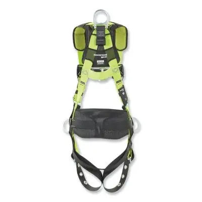 Buy Online Honeywell H5CC221122 H500 Construction Comfort Full Body Harness Back/Front/Side D-Rings Univ QC Chest/Leg Buckles