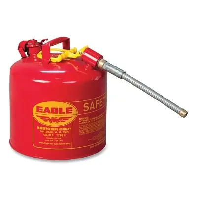 Best Seller Eagle U251SX5 Type II Safety Can 5 gal Red Flex Hose