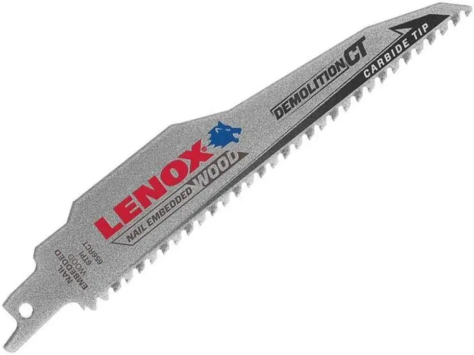 Lenox 1832118 Demolition CT Reciprocating Saw Blade 6 TPI 1 Pack Time-Limited