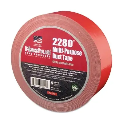 Nashua 1087205 2280 General Purpose Duct Tapes Red 55m x 48mm x 9 mil Clearance