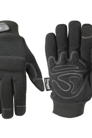 Special Discount Wells Lamont 7760L Men's Touchscreen Thinsulate Winter Gloves Large Black