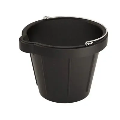 New Arrival Bon Pro Plus 84-906 Heavy Duty Rubber Pail With Pouring Lip - 18 QT