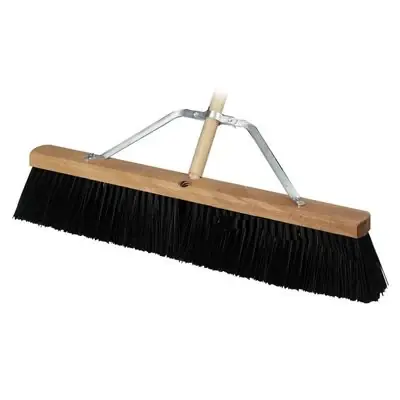 Latest Bon 12-300 Heavy Duty Concrete Floor Broom 24 Inch With 5 Foot Wood Handle