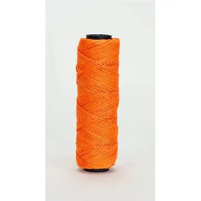 Authentic Bon 11-881 EZC Braided Nylon Line Neon Orange 1000 Feet