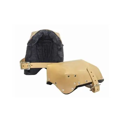 Popular Bon 35-765 Easy Walk Double Felt Leather Knee Pads Pair