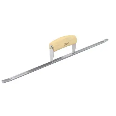 Discount Bon Pro Plus 11-335 Half Round Sledrunner 20 Inches x 1/2 Inch with Wood Wave Handle