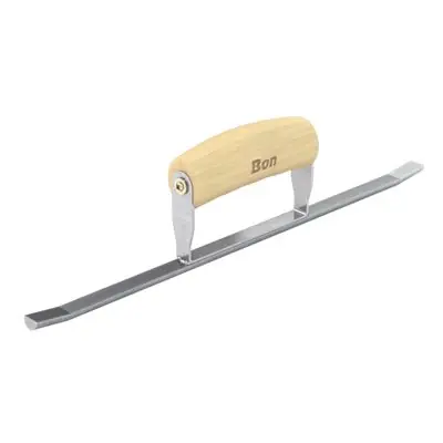 Same Day Shipping Bon Pro Plus 11-332 Half Round Sledrunner 14 inches x 1/2 inch with Wood Wave Handle