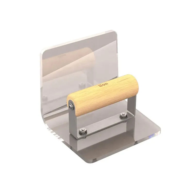 Bon 12-696 Plexiglass Inside Step Tool 6 x 5 3/4 Radius Wood Handle Free Returns