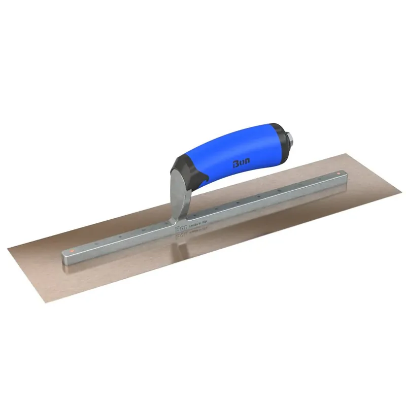 Direct From Factory Bon Steel City 67-125 Golden Stainless Steel Finishing Trowel 13 x 5 Comfort Wave Handle