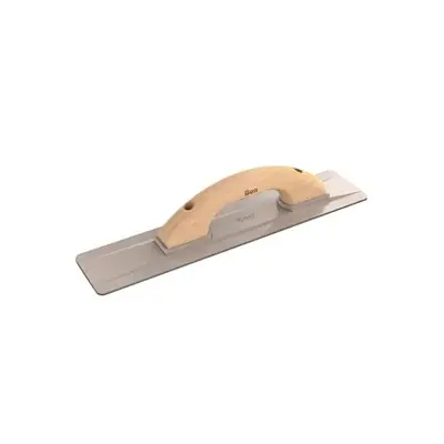 Markdown Bon 22-133 Cast Thin Line Magnesium Float 16 x 3 1/8 Wood Handle