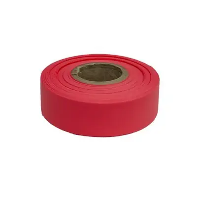 Bon 84-773 Flagging Tape - Fluorescent Red 150' x 1 3/16 - (12/PKG) Shop Now