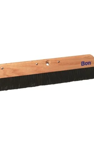 Bon 12-360 Concrete Finish Brush 18 Inches Wood Block With Coarse Poly Bristles In Demand