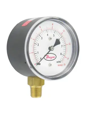 Dwyer LPG3-D8122N Low Pressure Gauge 0-15 inches wc Price Drop