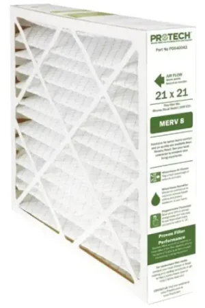 Professional Grade Rheem PD540042 21x21x5 MERV8 Media Filter Air Purifier Replacement