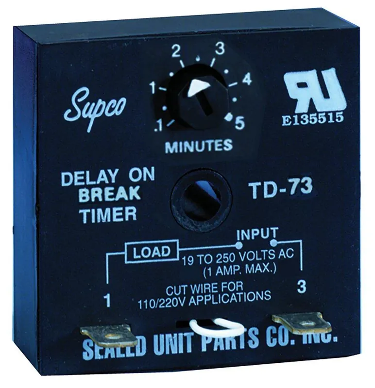 Supco TD73 Time Delay - 19 To 250 Vac Only - Pkg Qty 12 Cheap