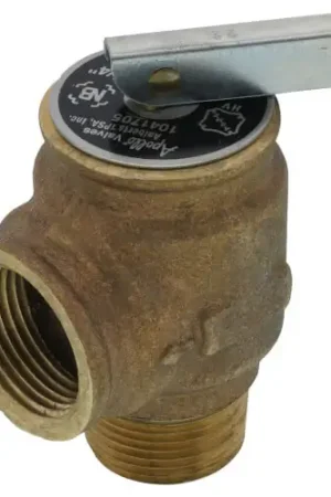 Apollo Valves 10-417-05 Safety Relief Valve 3/4 Inch MPT x FPT 20 - 80 PSI Bronze Body Super Sale