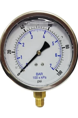 Don't Miss Out Kodiak Controls KC201L40100 4 Inch Dial Pressure Gauge 100 PSI