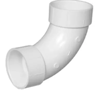 Fan Favorite NAPCO P256 4 Inch SDR35 PVC Long-Turn 90-Degree Elbow