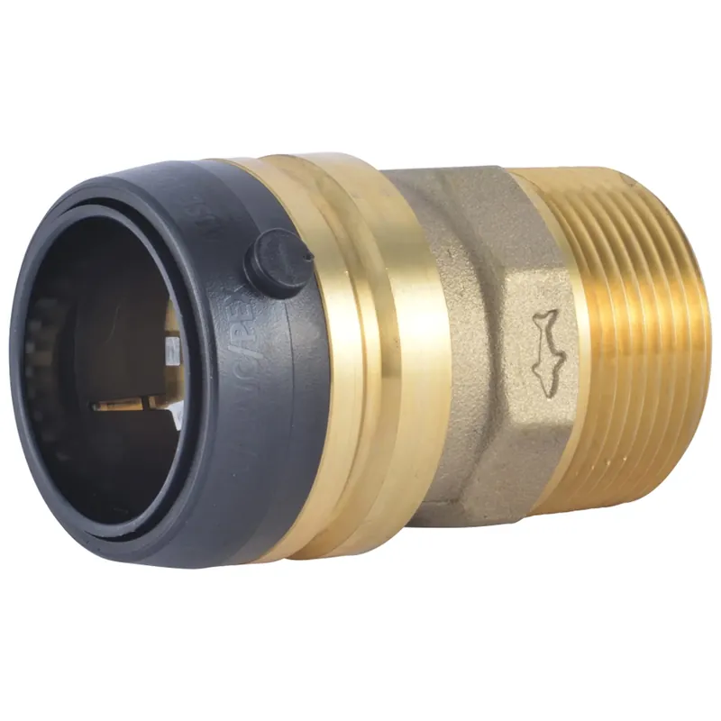 SharkBite UXL113532M Push to Connect Brass Adapter 1-1/4 Inch MNPT Secure Checkout