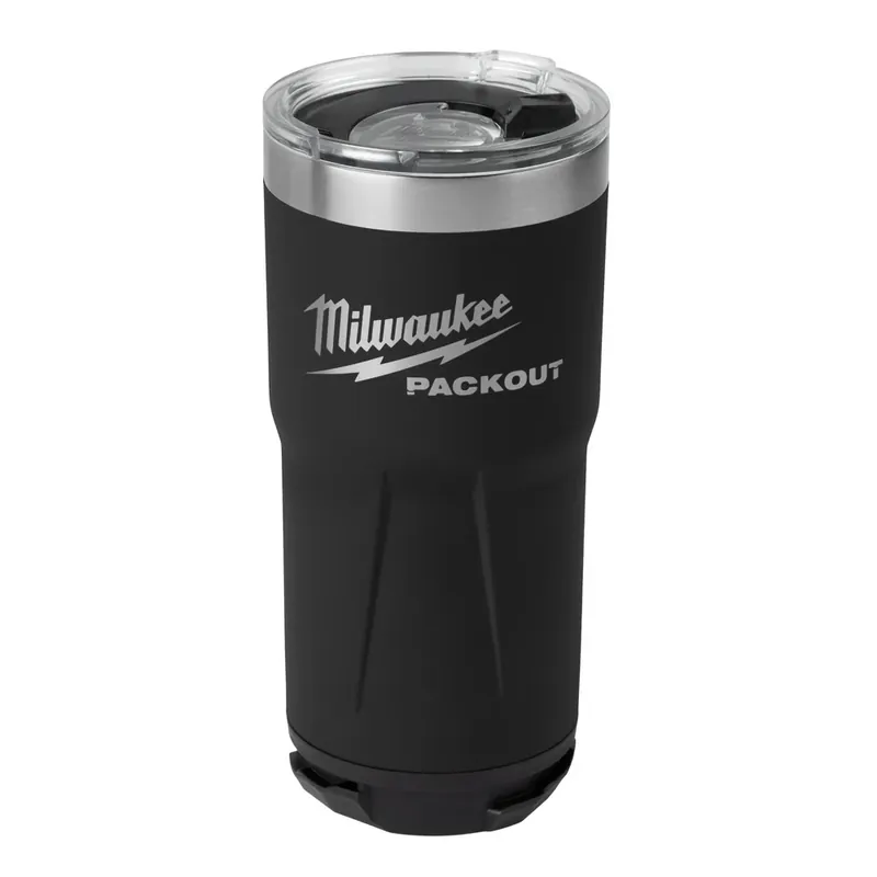 Direct From Factory Milwaukee 48-22-8392B Packout 20oz Tumbler - Black