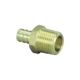 Price Cut Viega 46340 PEX Crimp Brass Adapter 3/4 x 3/4 Inch
