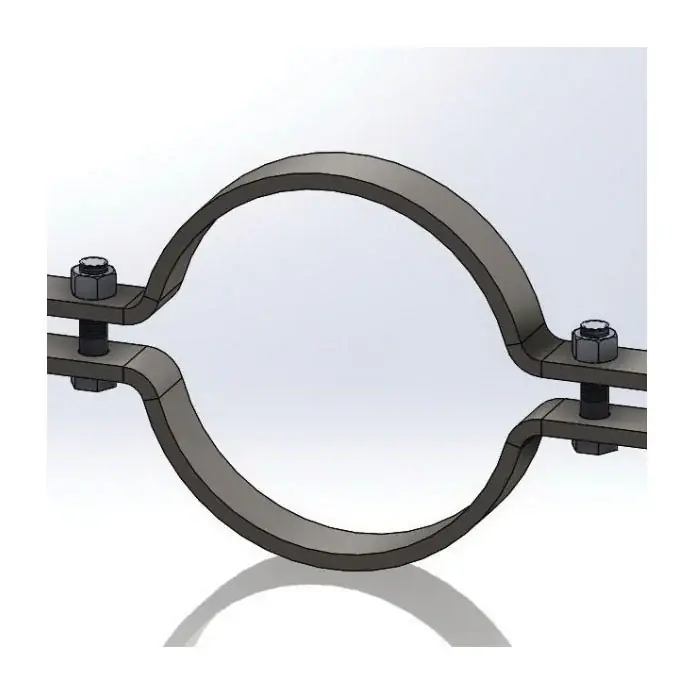 Authentic Empire 41AB0050 Hanger Flange Plate Malleable Iron Bolt Thread
