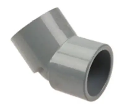 Bargain Nibco 5106 Chemtrol 1-1/4 Inch Slip x Slip Schedule 80 CPVC 45-Degree Elbow