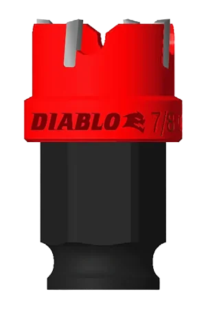 Diablo DHS0875CF Steel Demon 7/8 In. Carbide Teeth Hole Cutter with Snap-Lock Plus Mandrel System Budget