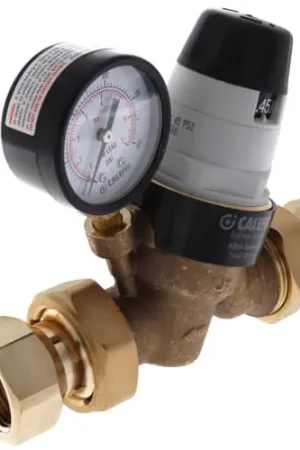 Caleffi 535361HA 1 NPTF Pressure Reducing Valve with Gauge Low Lead Pre-adjustable Fresh Stock