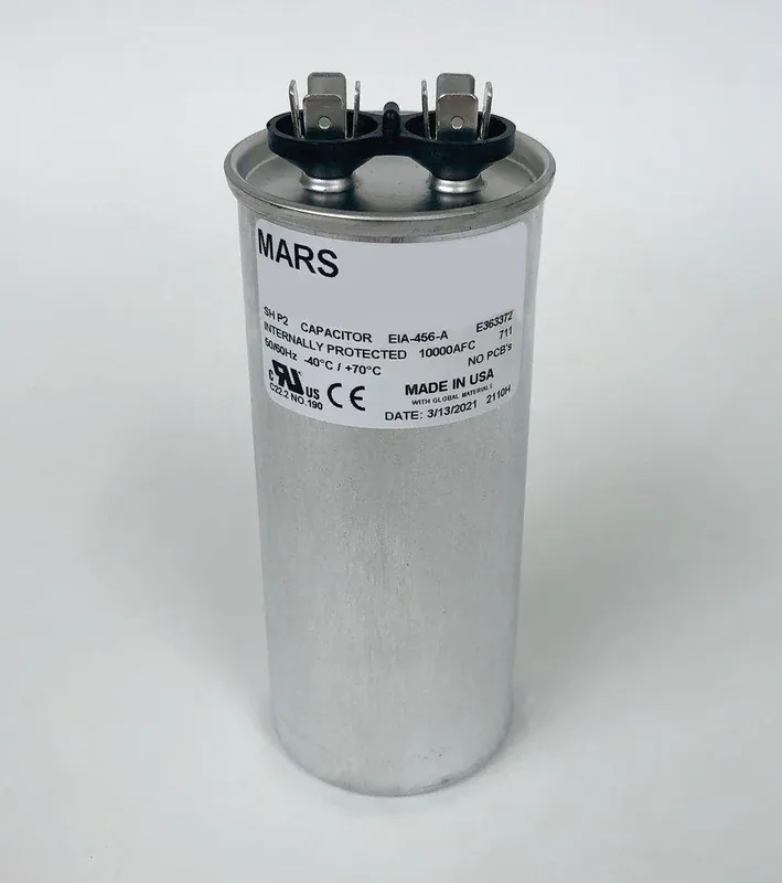 MARS 14245 40 mfd Round Run Capacitor 440/370V Luxury